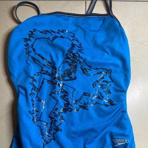Scribble Speedo One Piece Swim Suit